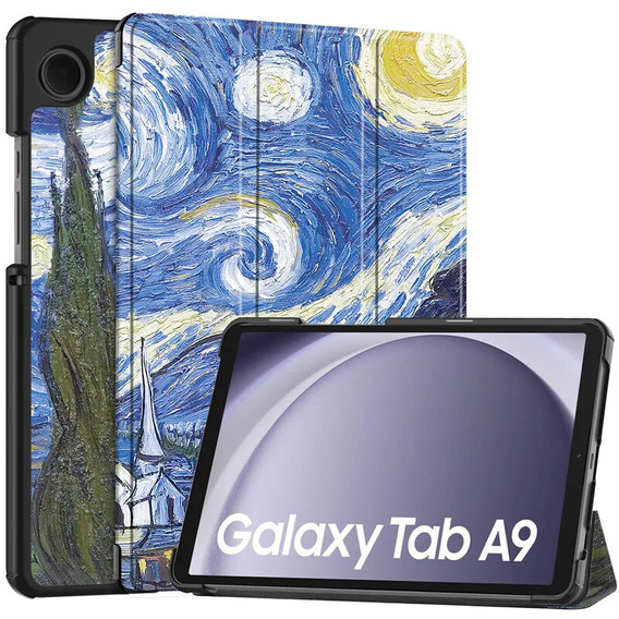 Tok Samsung Galaxy Tab A9, Smartcase, painted pattern