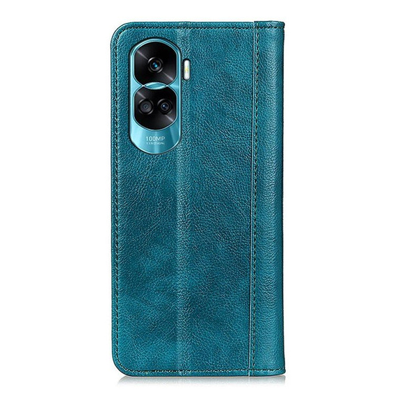 Telefontok a Honor 90 Lite 5G, Wallet Litchi Leather, zöld