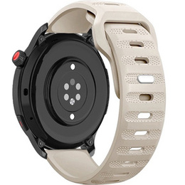 Univerzális szilikon pánt 22mm Dot Texture, krém