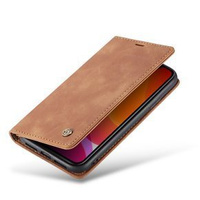 CASEME tok iPhone 11, Leather Wallet Case, zöld