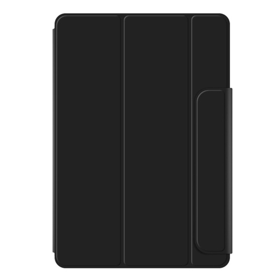 Tok Samsung Galaxy Tab S6 Lite Tri-fold, Magnetic smartcase, fekete