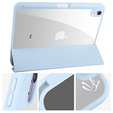 Tok iPad 10.9 2022 10 Gen, Smartcase Hybrid, tolltartó résszel, kék