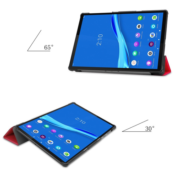 Tok Lenovo Tab M10 Plus TB-X606F, Smartcase, piros
