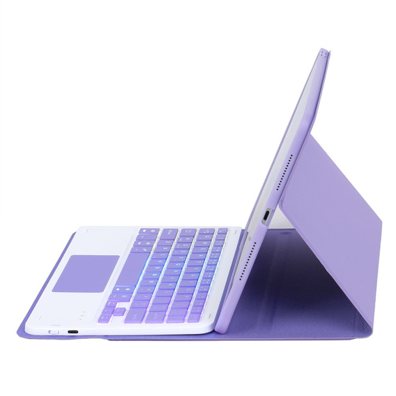 Megvilágított Bluetooth billentyűzettel és érintőpaddal ellátott tok Samsung Galaxy Tab S11 készülékhez