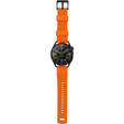 ERBORD univerzális szilikon szíj 22mm, Dual Color, narancssárga / fekete / fekete csat