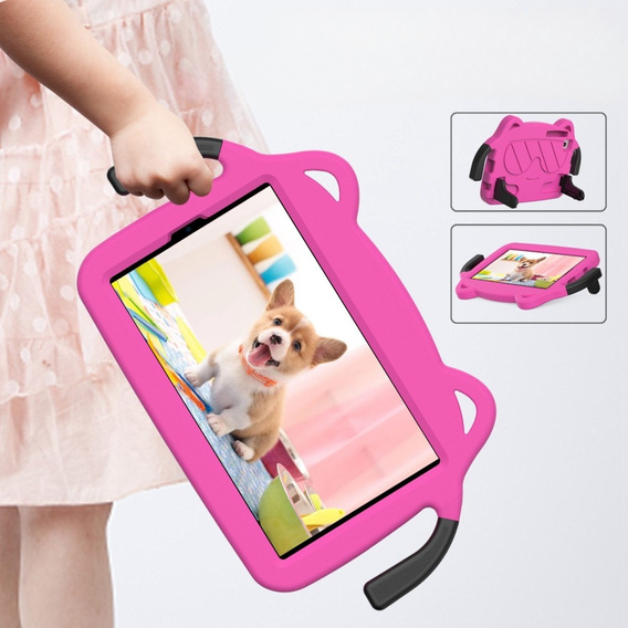 Gyerek tok Samsung Galaxy Tab A7 Lite 8.7" / Galaxy Tab A8 8" 2019, rózsaszín