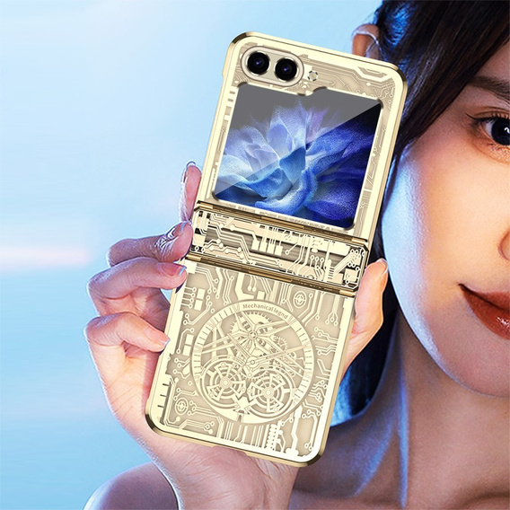 Tok Samsung Galaxy Z Flip7 FE / Z Flip6, Mechanical Legend, arany