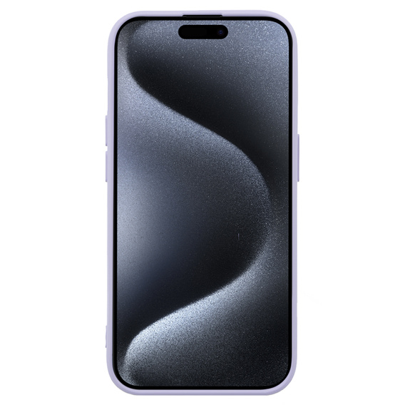 Telefontok a iPhone 15 Pro Max, Silicone Lite, lila