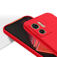 Telefontok a Motorola Edge 40 5G, Silicone Lite, piros
