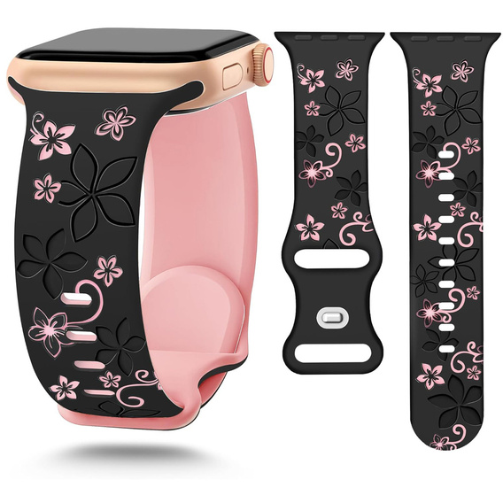 Szilikon szíj Apple Watch 1/2/3/4/4/5/6/7/8/9/SE/ULTRA/ULTRA 2 42/44/45/45/49MM órához