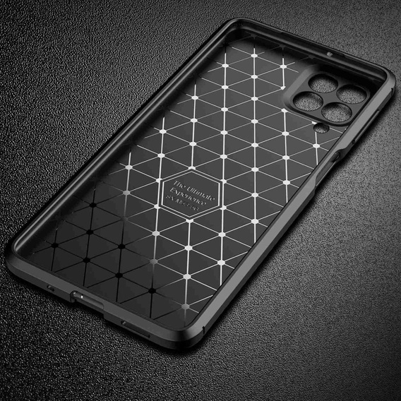 Telefontok a Samsung Galaxy M53 5G, Carbon Gel, fekete