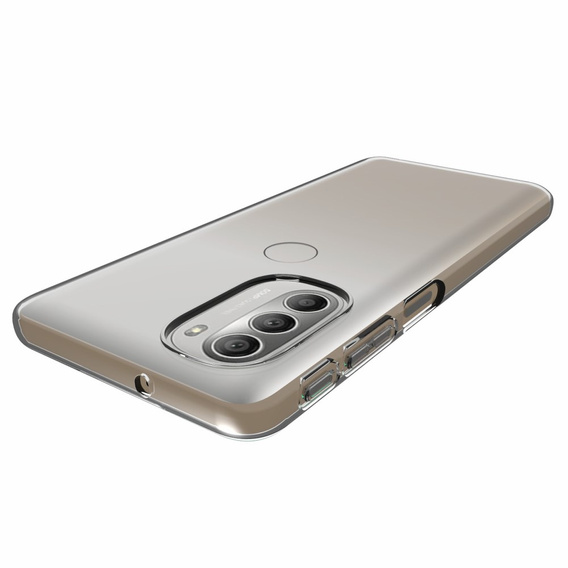 Vékony tok a Motorola Moto G51 5G, Slim, átlátszó