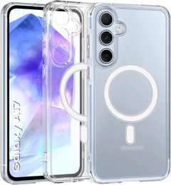 Tok Samsung Galaxy A17 5G, MagSafe-hoz, megerősített, átlátszó