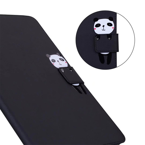Tok iPad 10.2" 2021/2020/2019 (9/8/7 gen.), pánttal, animal, fekete