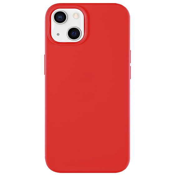 Telefontok a iPhone 13 Mini, Silicone Lite, piros