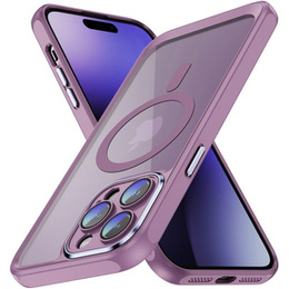 Tok iPhone 15 Pro Max, ERBORD Impact Guard, MagSafe, lila