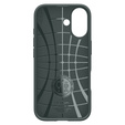 Spigen Liquid Air tok iPhone 17 készülékhez, mélységzöld