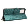 Flap tok Motorola Moto G24 / G24 Power / G04, Wallet Rhombus, zöld