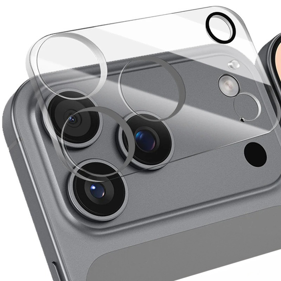 2x ERBORD kamerasziget edzett üveg iPhone 17 Pro Max készülékhez