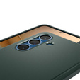 Spigen tok Samsung Galaxy S25 készülékhez, Thin Fit Mag, zöld + 9H edzett üveg