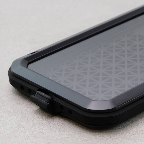 Love Mei Telefontok a iPhone 12, armored with glass, fekete