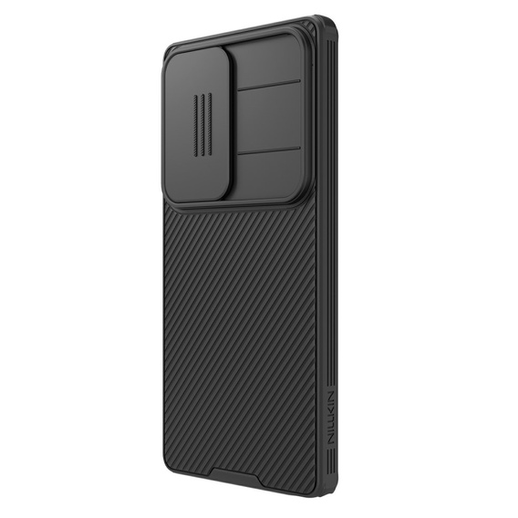 Tok Samsung Galaxy S25 Ultra, páncélozott Nillkin, CamShield Pro, fekete
