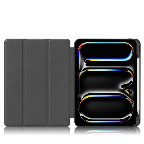 Tok iPad Pro 11" 2024 (5 gen.), Smartcase tolltartóval, sötétkék