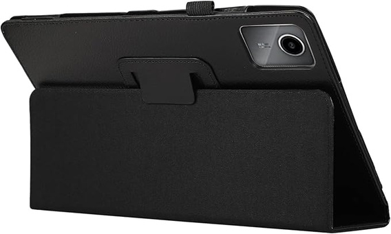 Tok Lenovo Tab M11, bi-fold, patenttal, fekete