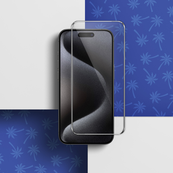 Diamond Palm edzett üveg iPhone 15 Plus / 15 Pro Max készülékekhez