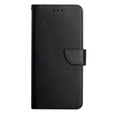Pattintható tok a Samsung Galaxy A35 5G, Split Leather Wallet, fekete