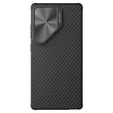 Tok Samsung Galaxy S25 Ultra, páncélozott Nillkin, Carboprof Case, Magsafe, fekete
