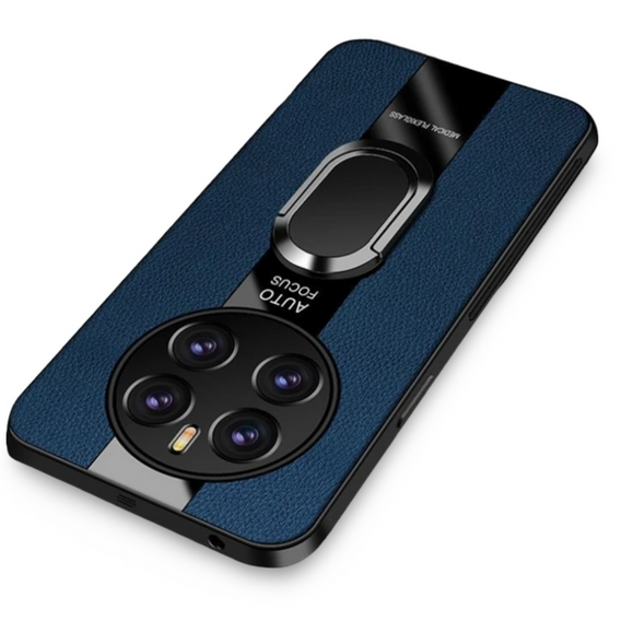 Tok Realme 12 Pro 5G / 12 Pro+ 5G, Leather Kickstand Ring, kék