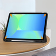 Tok Samsung Galaxy Tab S10 FE+ Plus, Smartcase tolltartóval, fekete