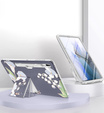 Telefontok a Samsung Galaxy Tab S7 FE, Suritch Full Body Flowers, szürke