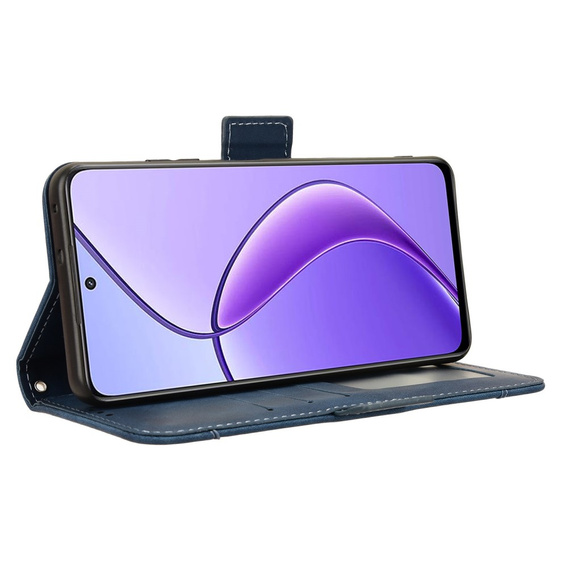 Pattintható tok a Realme 12, Card Slot, sötétkék