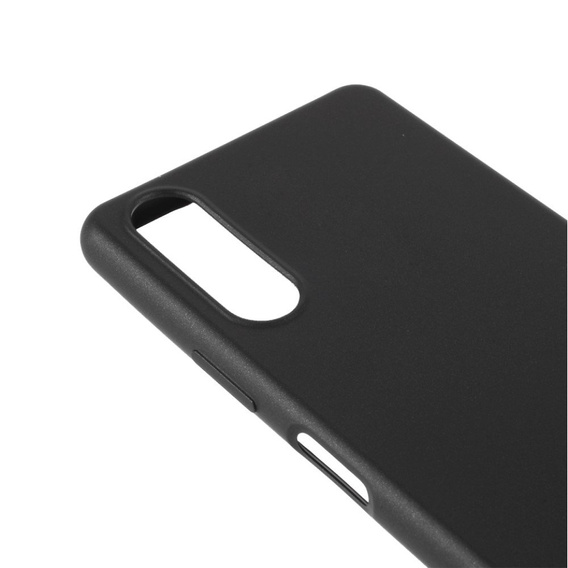 Telefontok a Sony Xperia 10 III, Silicone Lite, fekete