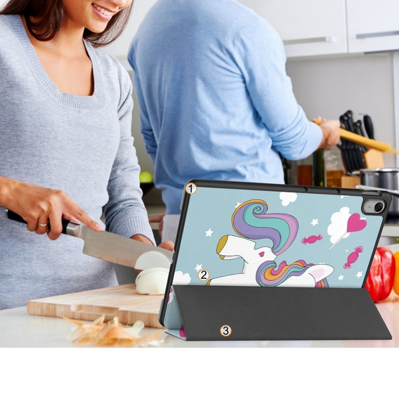 Tok Huawei MatePad 11.5, Smartcase, unicorn