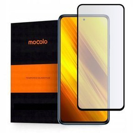 Mocolo Full Glue edzett üveg a következőkhöz Xiaomi Poco X3 NFC, fekete keret
