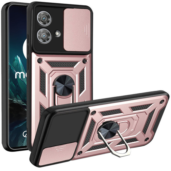 Telefontok a Motorola Edge 40 Neo, CamShield Slide, rózsaszín rose gold