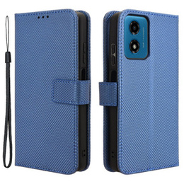 Pattintható tok a Motorola Moto G24 / G24 Power / G04, Wallet Smart Magnet, kék