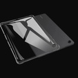 Tok Samsung Galaxy Tab A9+ készülékhez, szilikon, átlátszó