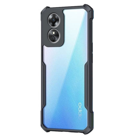 Telefontok a Oppo A17, AntiDrop Hybrid, fekete