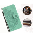 Pattintható tok a Xiaomi Redmi Note 13 5G, Mandala, zöld