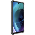 IMAK Telefontok a Motorola Moto G71 5G, Dropproof, átlátszó / fekete