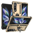 Páncélozott telefontok a Samsung Galaxy Z Fold 4 5G, Nox Case Ring, arany