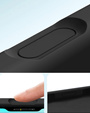 Szilikon tok iPhone 17 Pro Max készülékhez, MagSafe, ütésgátló, fekete