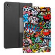 Tok Lenovo Tab Plus, Smartcase, graffiti