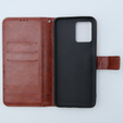 Pattintható tok a Motorola Moto G54 5G, Crazy Horse Wallet, barna