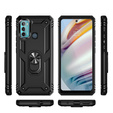 Páncélozott telefontok a Motorola Moto G60, Nox Case Ring, fekete