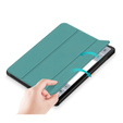 Tok Samsung Galaxy Tab S9 Plus, Smartcase tolltartóval, zöld